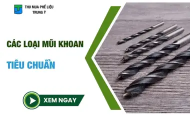 Các loại mũi khoan tiêu chuẩn