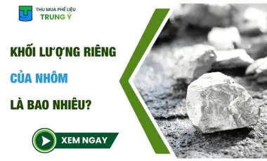 Khối lượng riêng của nhôm là bao nhiêu?