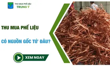 Thu mua phế liệu có nguồn gốc từ đâu?