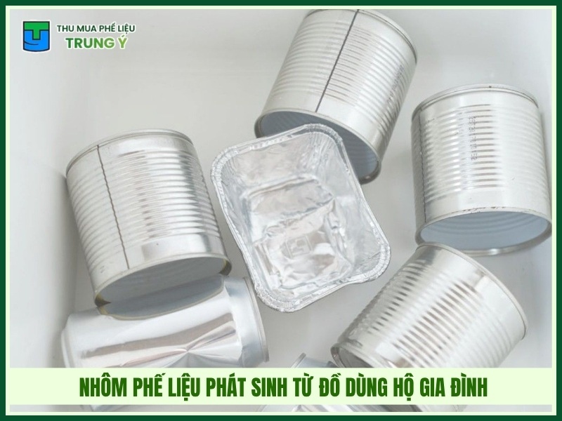 nhôm phế liệu phát sinh từ đồ dùng Hộ gia đình