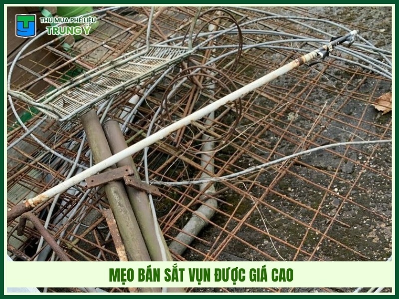 Mẹo bán sắt vụn được giá cao