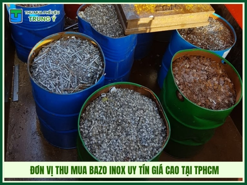 Đơn vị thu mua bazo inox uy tín giá cao tại TPHCM
