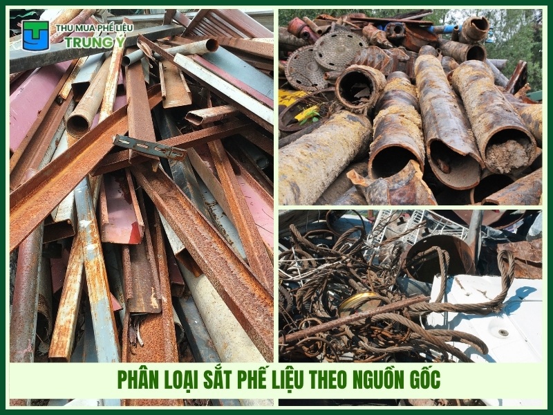 Phân loại sắt phế liệu theo nguồn gốc