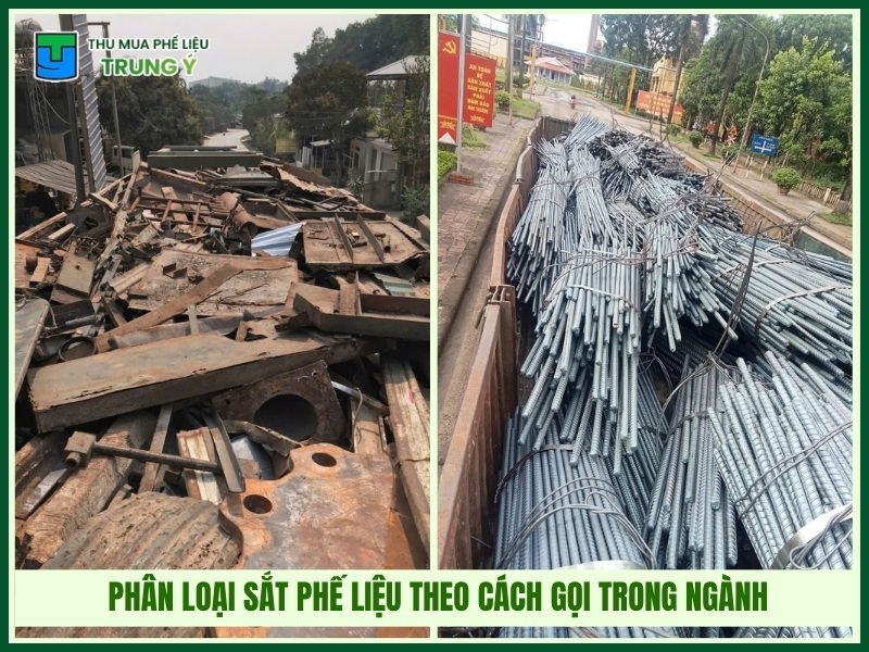 Phân loại sắt phế liệu theo cách gọi trong ngành