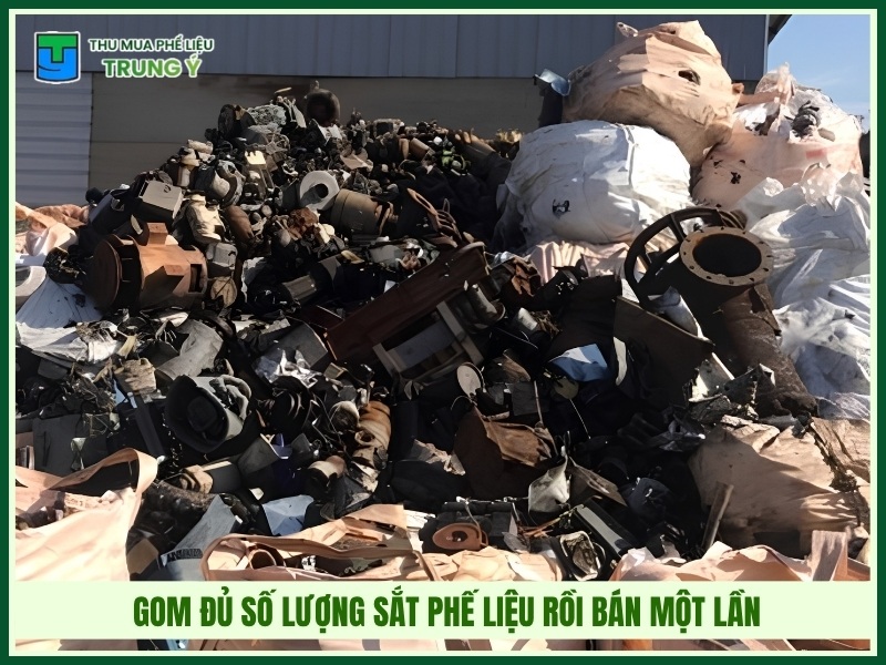 Gom đủ số lượng rồi bán một lần