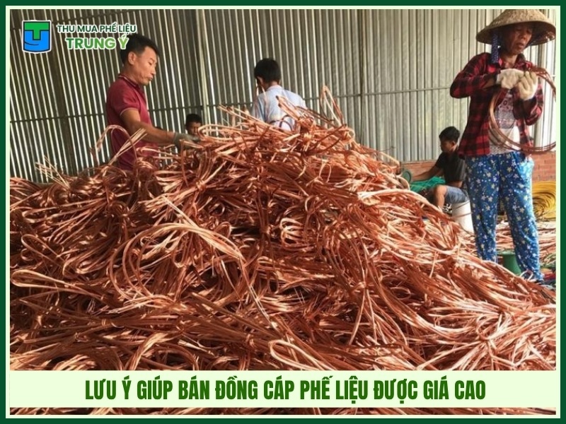 lưu ý giúp bán đồng cáp phế liệu được giá cao