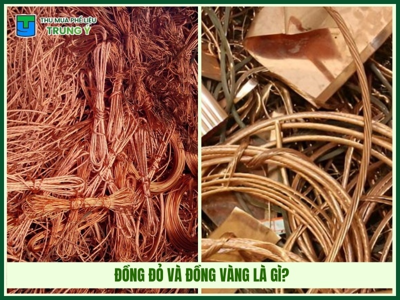 Đồng đỏ và đồng vàng là gì?