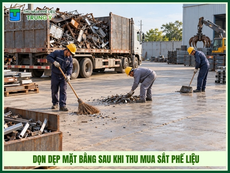 Dọn dẹp mặt bằng