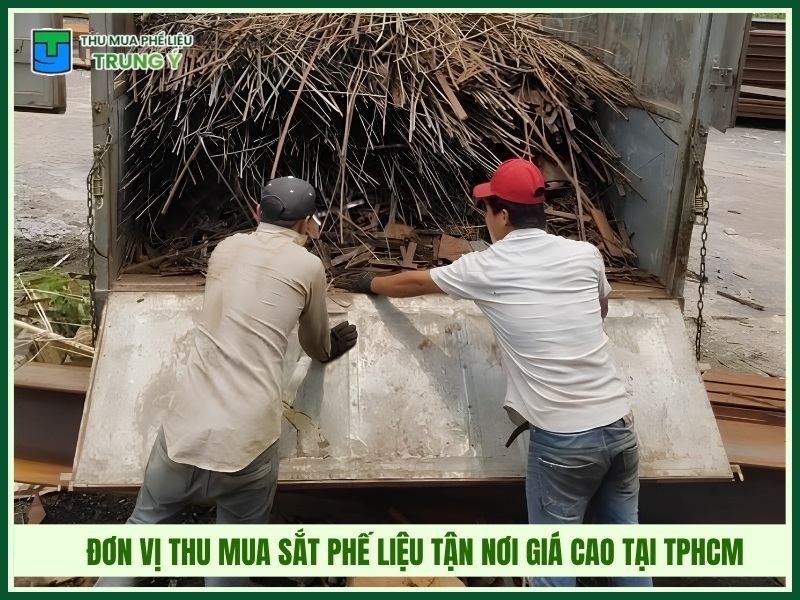 Đơn vị thu mua sắt phế liệu tận nơi giá cao tại TPHCM