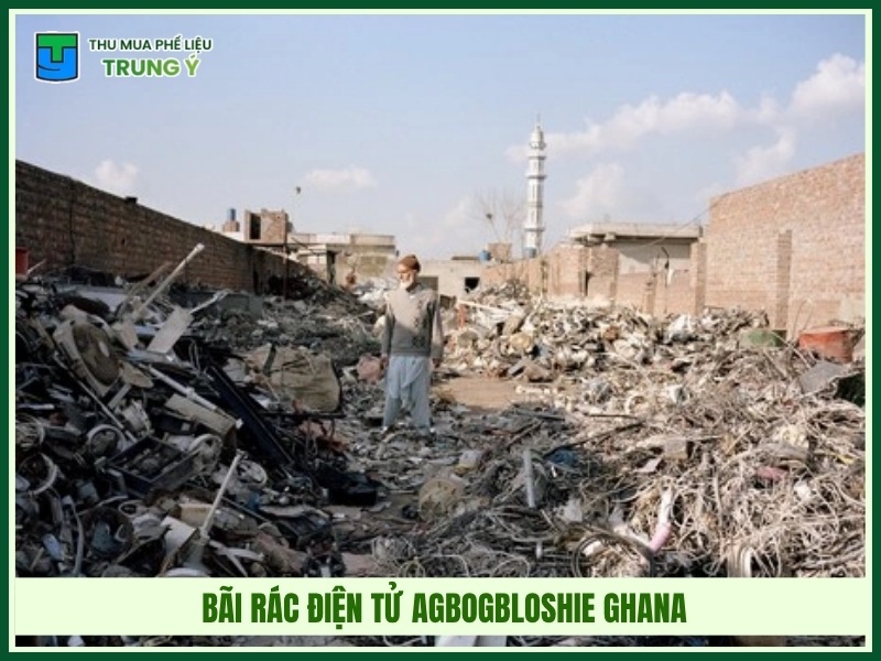 bãi rác điện tử Agbogbloshie Ghana