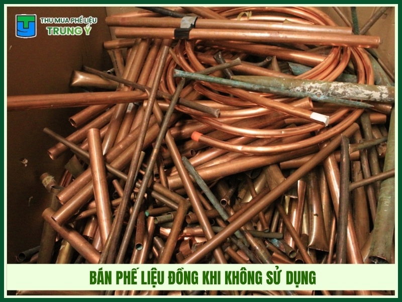 Bán phế liệu đồng khi không sử dụng
