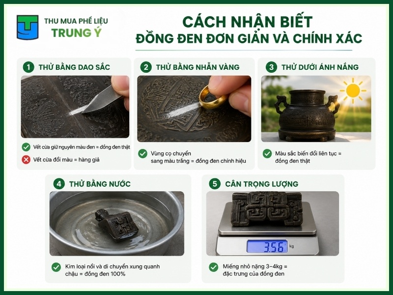 cách nhận biết đồng đen đơn giản và chính xác