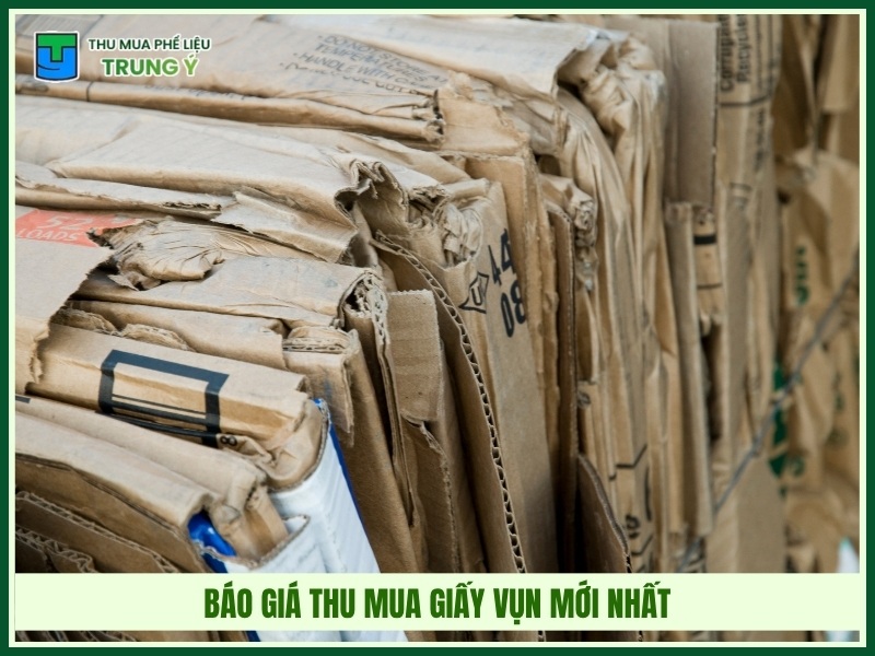 Bảng giá thu mua giấy vụn mới nhất