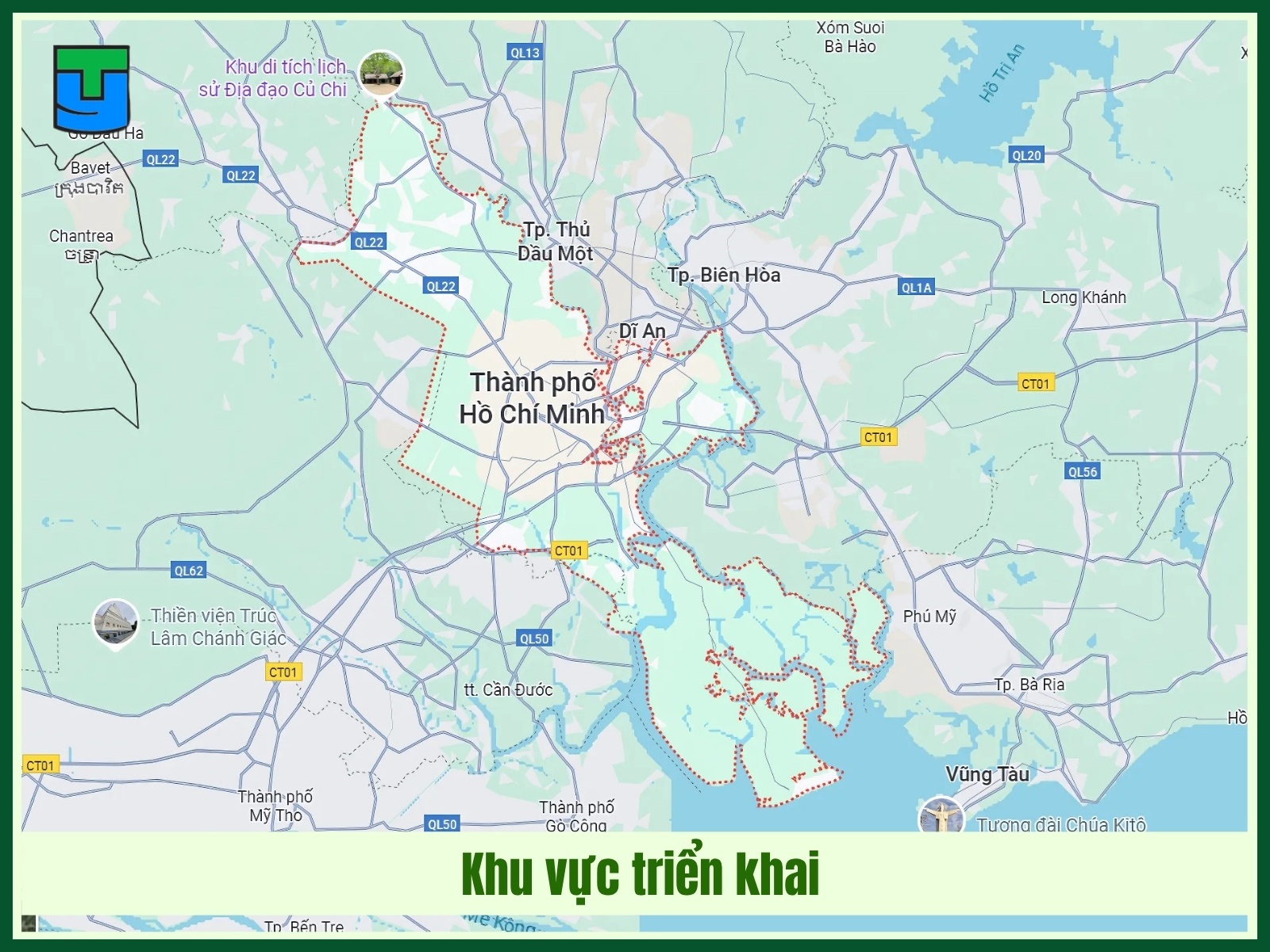 Khu vuc trien khai