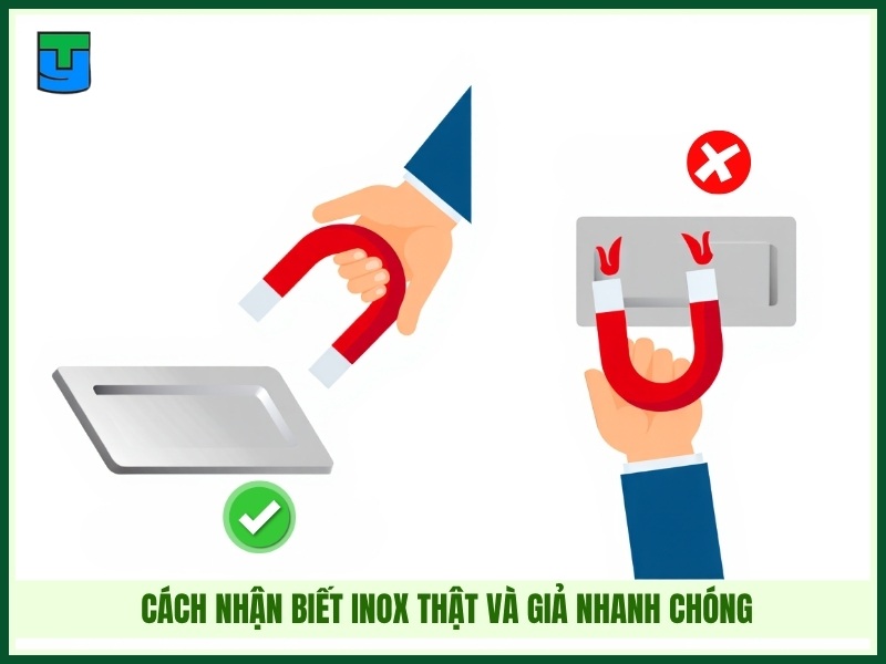 Cách nhận biết inox thật và giả nhanh chóng