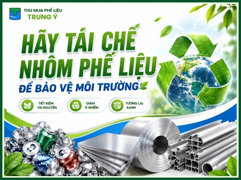 hãy tái chế nhôm phế liệu để bảo vệ môi trường