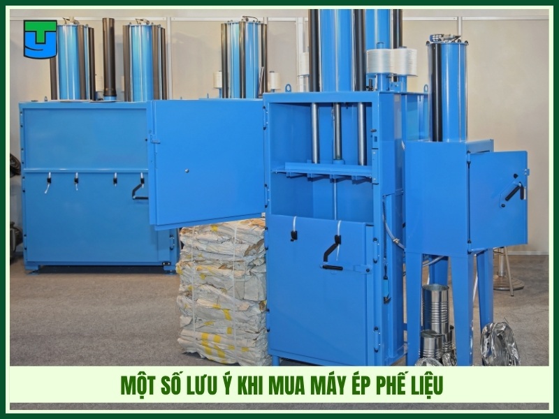 Một số lưu ý khi mua máy ép phế liệu