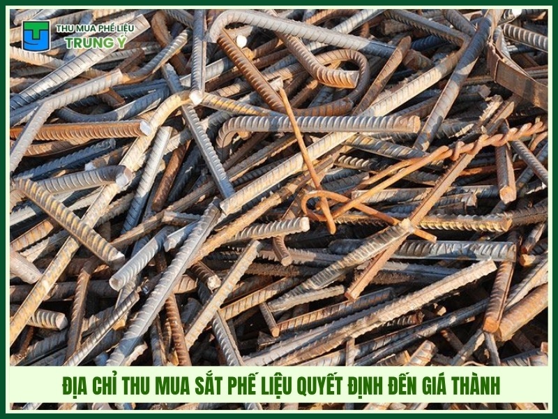 Địa chỉ thu mua sắt phế liệu quyết định đến giá thành