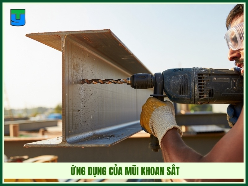 Ứng dụng của mũi khoan sắt