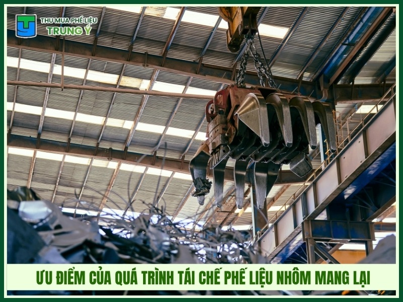 Ưu điểm của quá trình tái chế phế liệu nhôm mang lại