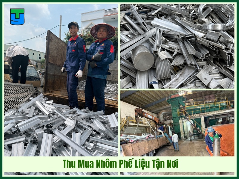 Dịch vụ thu mua nhôm phế liệu giá cao tận nơi tại kho hàng