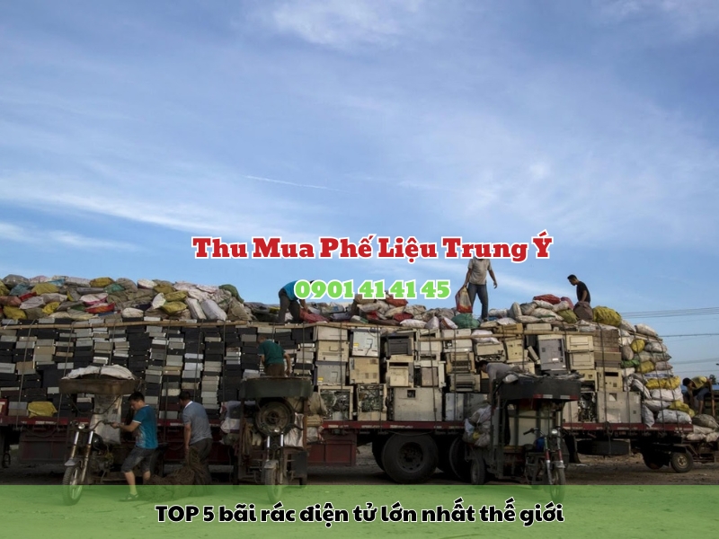 top 5 bai rac dien tu lon nhat the gioi