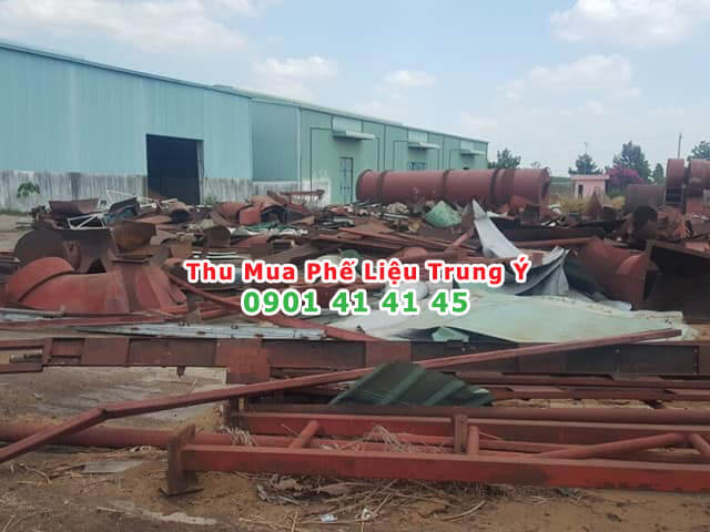 hình ảnh thu mua phế liệu nhà xưởng
