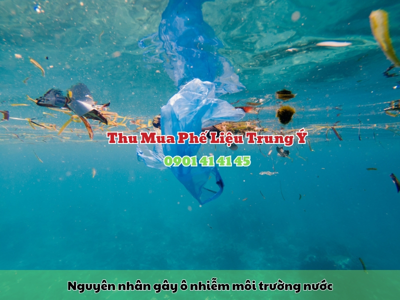 nguyen nhan gay o nhiem moi truong nuoc