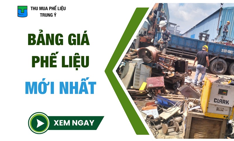 Bảng báo giá Phế Liệu Mới Nhất Hôm Nay [1 Giờ Trước] 