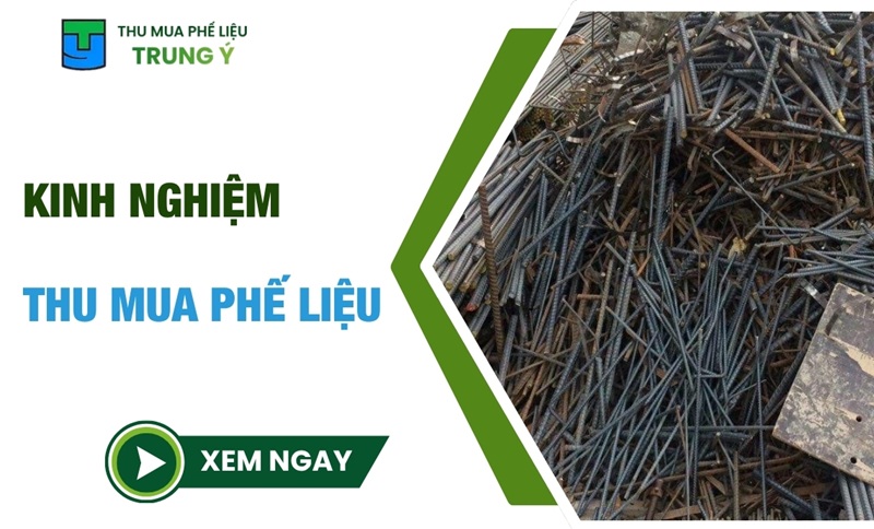 Kinh nghiệm thu mua phế liệu cho người mới khởi nghiệp