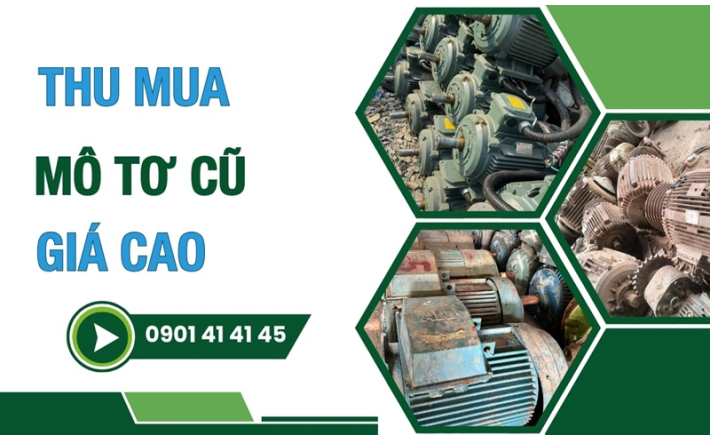 Thu mua motor mô tơ cũ giá cao tại TPHCM