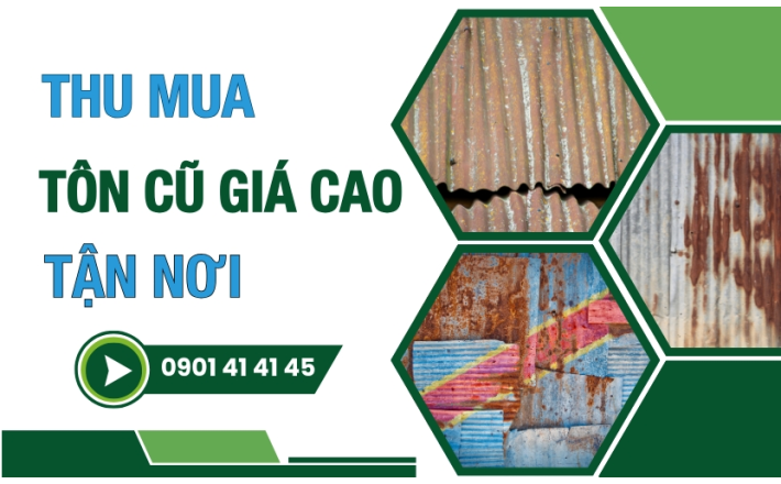 Thu mua tôn cũ giá cao tại tphcm
